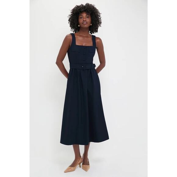 TUCKERNUCK Navy Elle Dress Size S NWT Retail $298 Tuckernuck